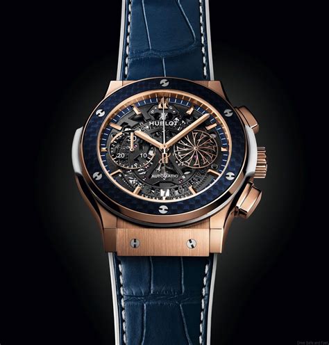 hublot gold chronograph.